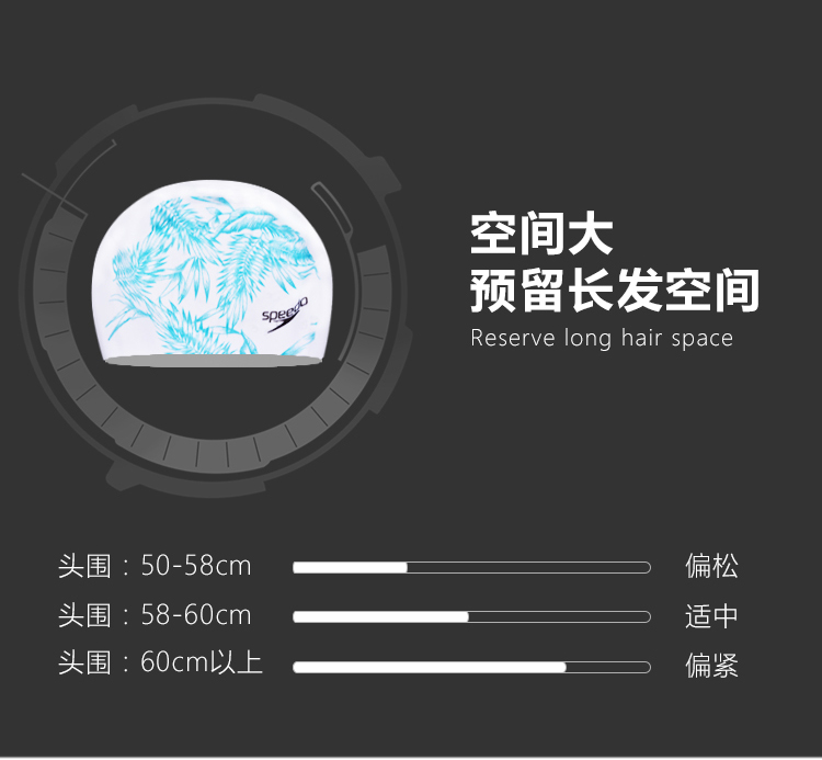 Tốc độ nhanh hơn mũ bơi Tao Tao nữ thoải mái tóc dài không thấm nước mũ không chữ unisex mũ bơi silicone mũ bơi chống nước vào tai