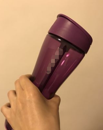 Kang Xiaoman waist Baolai shake cup Straw Water cup Milkshake protein powder Fitness Lai run sports usana custom