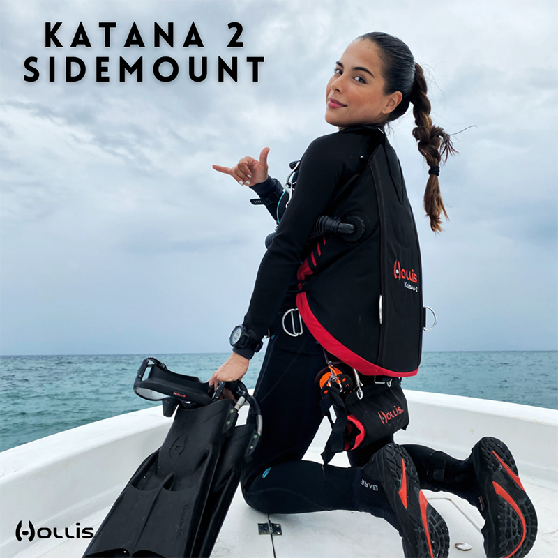 Hollis katana2 Sidimot side hanging diving back flying buoyancy control adjuster Tacrobatic BCD