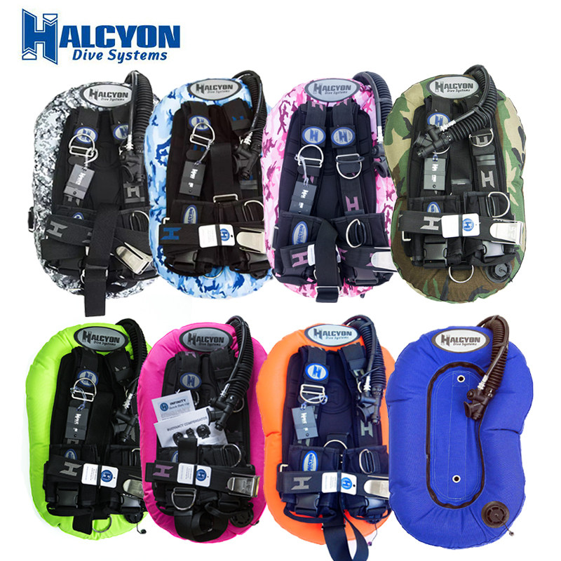 Halcyon Infinity 30 pounds diving back fly buoyancy controller BCD aluminum plate steel plate carbon plate faith