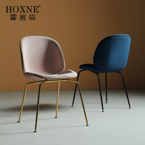 Nordic home backrest simple restaurant INS Net red chair modern cafe leisure creative beetle dining chair