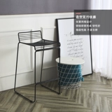 Hokesen Iron Wire Metal Bar Stool Nordic Tall Bar Cafe Cafe Restaurant Restaurant Iron Art Bar открытый стул