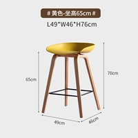Желтая поверхность цвета бревенчатого цвета карлики-65 см