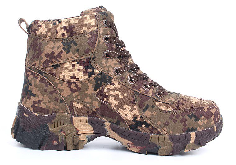 Bottes militaires en toile - porter - Ref 1397989 Image 7