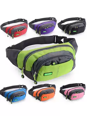 Sports outdoor multi-function waterproof fanny pack for men and women large-capacity money collection cash register business construction site work mobile phone bag