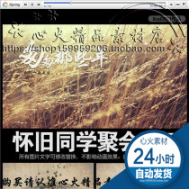 Aesthetic hurried that year nostalgic classmates electronic photo album Youth Association memoirs dynamic PPT Template