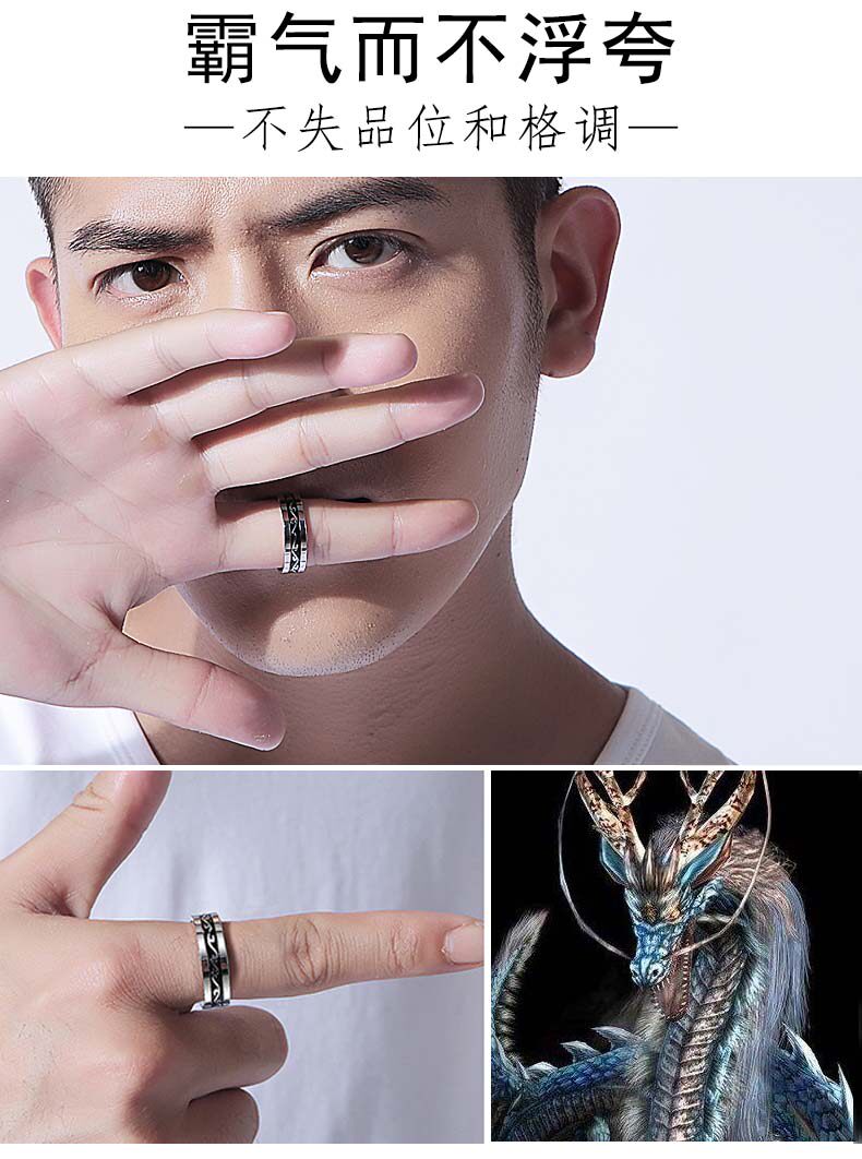 Bague homme en Acier au titane - Ref 3086997 Image 11