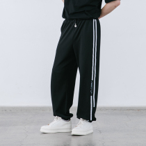 EKCOOKIES Original Designer Side Striped Patch Printed Sport Pants Leggings Casual Pants for Men and Women