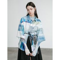 EKCOOKIES original designer Zeng Hanjiang same niche fainting flowers full print profile short sleeve shirt