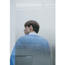 EKCOOKIES original designer Li Xikan Deng Xiaoxi with the same hollow destruction embroidery intercolor knitted sweater