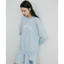 EKCOOKIES original designer niche design sense thin gentle lazy knitting suit female two-piece set