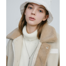 EKCOOKIES original designer niche lapel color profile Lambskin jacket Lambskin jacket loose