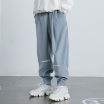 EKCOOKIES original designer niche letter print loose profile closed drawstring pants Casual sweatpants