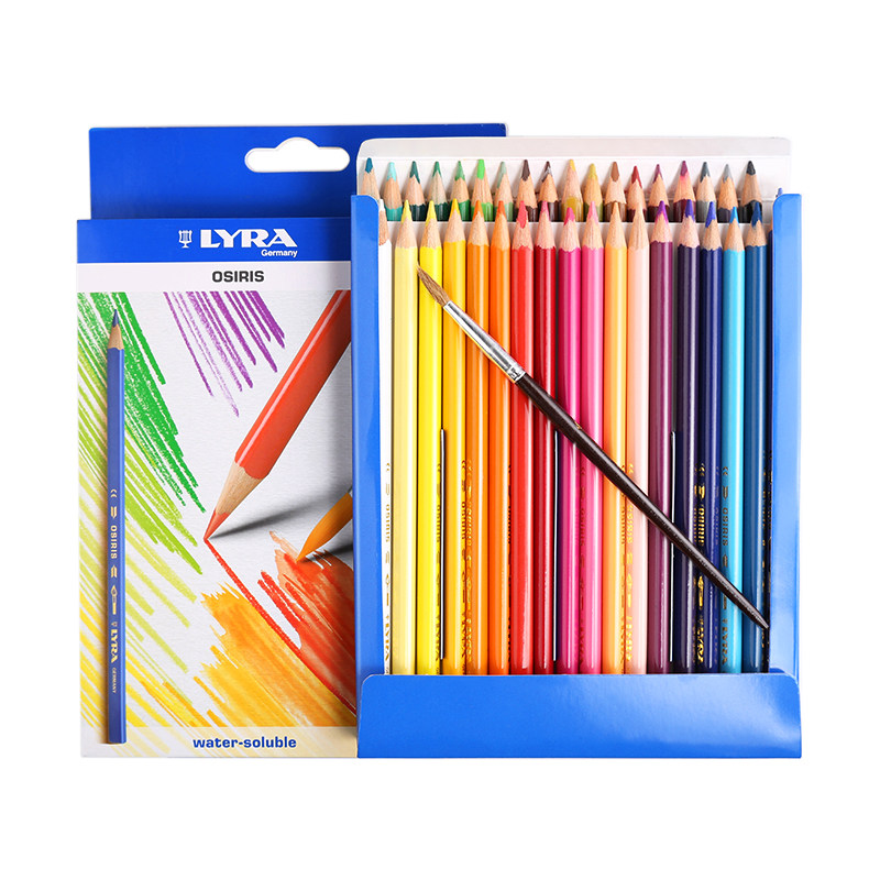 German LYRA Yiya Water soluble colored pencil drawing hand-painted color pencil 12 color 24 color 36 color 36 color eco-friendly children's adult student professional color drawing L2531120