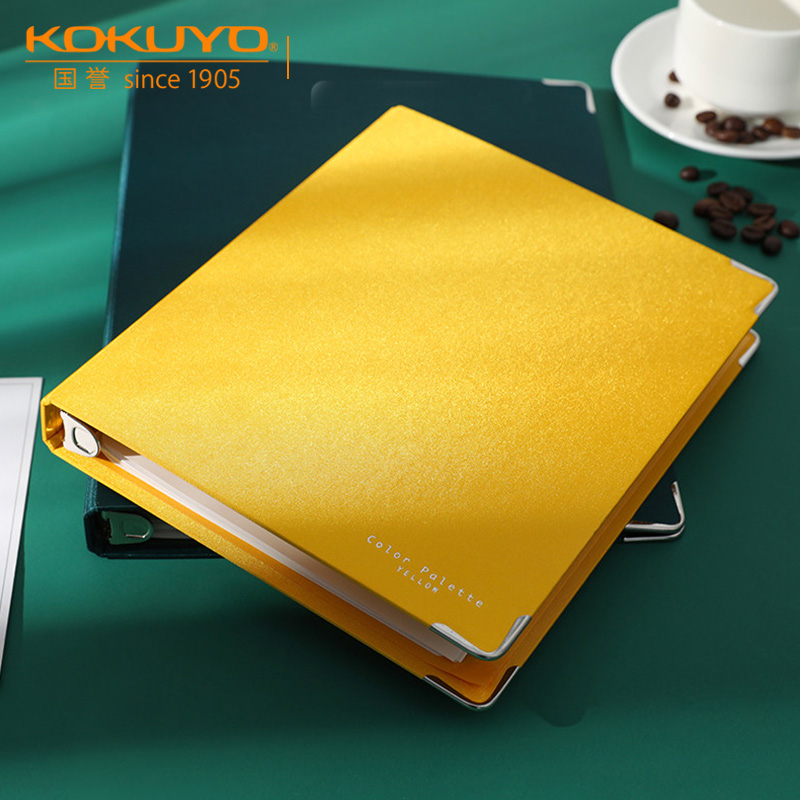 Japan KOKUYO KOKUYO painter cloth binder metal clip binder coil notebook notepad A5 B5 shell removable creative stationery wrong book-311 -105