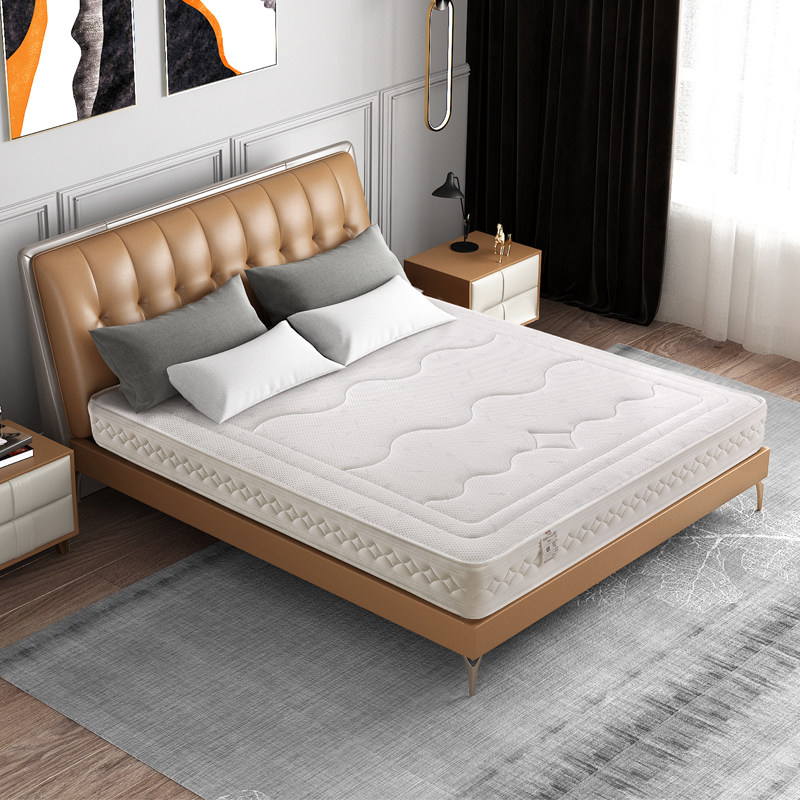 Kirin latex mattress soft and hard Simmons independent pocket spring coconut palm thick mattress Danfeng rain dew S