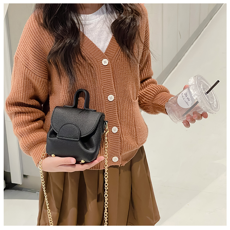 Women's Small All Seasons Pu Leather Solid Color Fashion Square Magnetic Buckle Handbag display picture 6