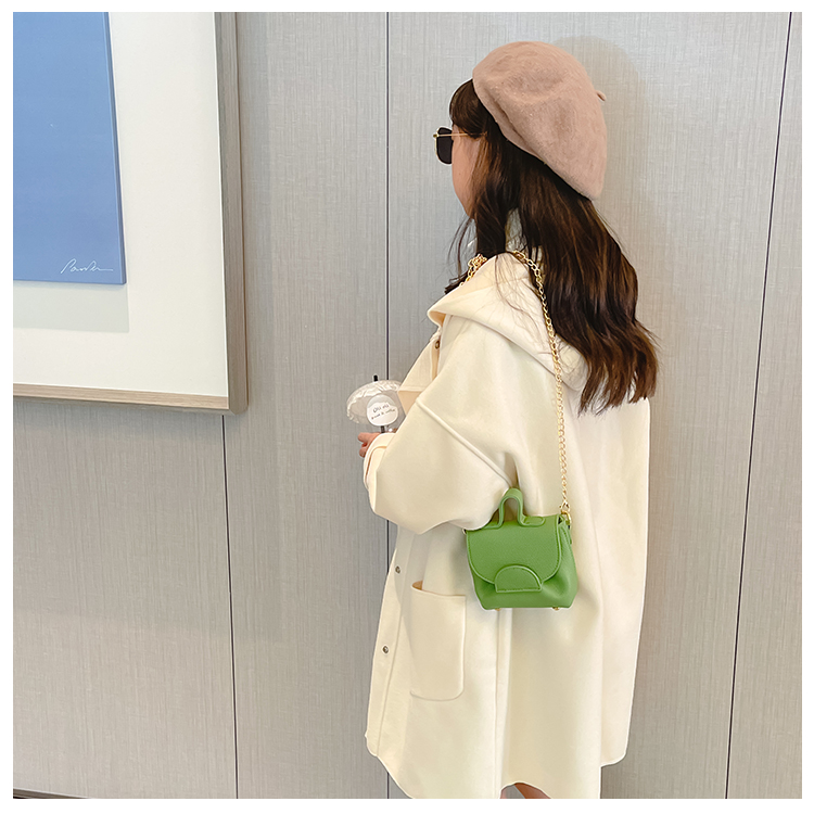 Women's Small All Seasons Pu Leather Solid Color Fashion Square Magnetic Buckle Handbag display picture 11