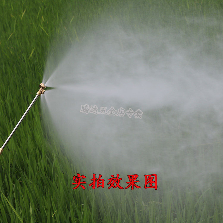 Sunon Full Copper 20% Spray Machine Atomization Nozzle Four Holes Horticultural Dust Removal Microspray Water Fine Mist Cooling Spray