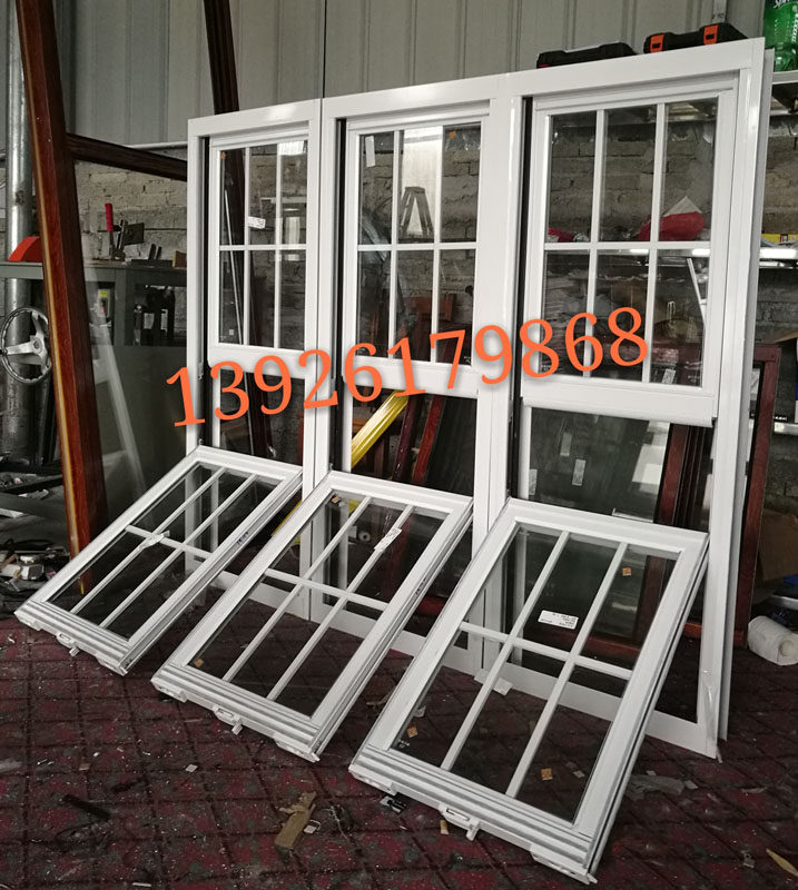 Guangzhou Doors And Windows Factory Aluminum Alloy American Upper And Lower Lifting Windows Arbitrary Position Hover