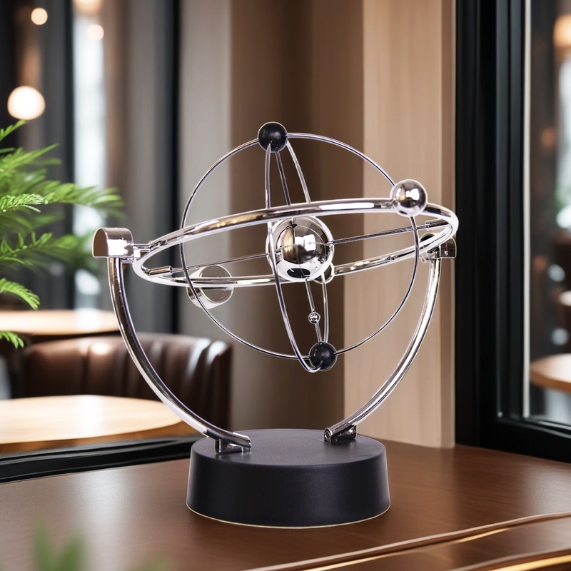 Ferris Wheel Perpetual Motion Machine Chaos Pendulum Newton's Cradle Ball Swing Metal Creative Living Room Light Luxury Decoration Ornament