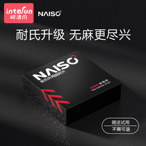 Resistant male with wet wipes and couples desire for a sensatory love orgasm Gasp Passion Appliance Lovers Series Liquid