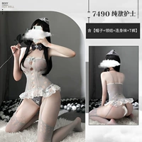 104 Pure Desire Медсестра [шляпа + галстук-бабочка + носки + T-Pants]