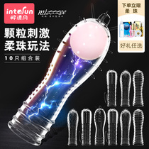 Glans-head Mace male rod with Thorn large particles jj Crystal mens drunken breeze sex toys lengthened and thickened