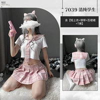 109 Campus Clothing [Панты юбки-T, выплачиваемые с топ-компонентом]+Студенческие носки