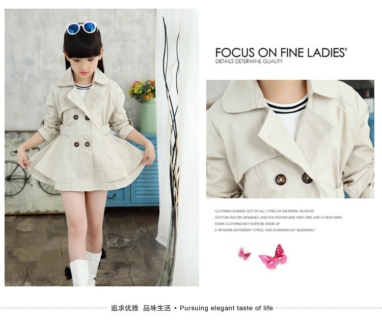 Manteau pour fille - Ref 2162952 Image 38