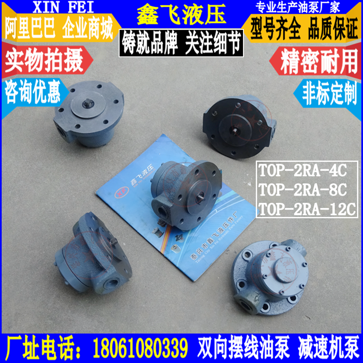 TOP-2RA-12C reversible cycloidal gear oil pump 8C 10C 12CSB VF two-way lubrication pump 4C CTK