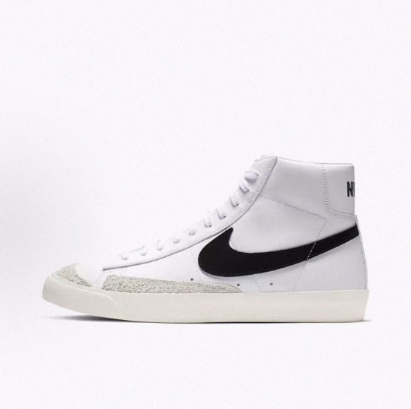 Nike Blazer Mid 77 Vintage Leather Mid-Top Sneakers Unisex