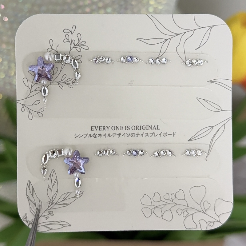 [Violet Moonlight Foot Nail Art] Authentic Nail Art Swarovski Material Kit Huazi Crystal Starfish 8.8mm352