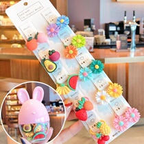 Children's headrope does not hurt hair high quality princess cute cartoon fruit hair accessories small hair ring girl tied hair