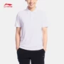 Li Ning áo thun nam đích thực 2019 xuân mới nam giản dị Áo sơ mi cộc tay - Áo polo thể thao áo polo nam