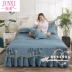 Simmons giường bedspread giường váy bìa một mảnh bìa bảo vệ nhám bụi tấm 1,5m 1.8m giường nệm doanh nghiệp - Váy Petti ga giường viền ren Váy Petti