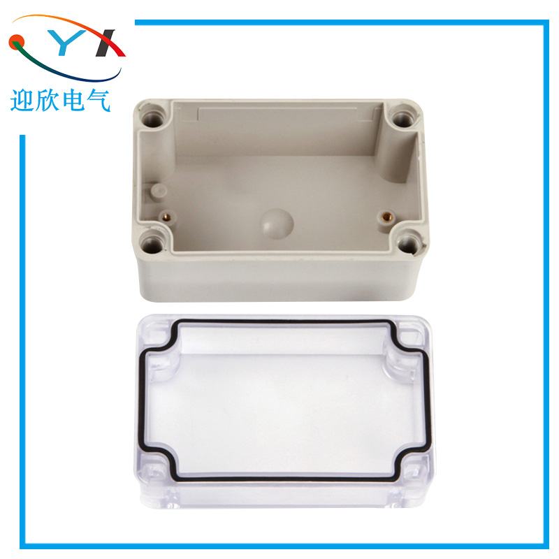 80*130*85 transparent cover waterproof junction box plastic junction box ip66 control box over-the-wire box junction box