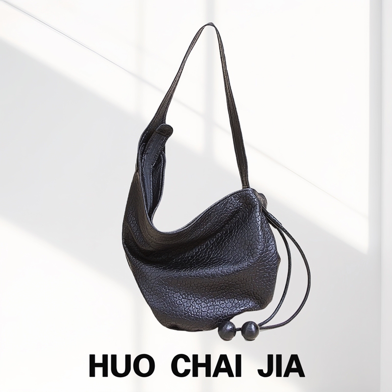 High-Quality Sheepskin Croissant Bag, Irregular Crossbody Saddle Bag, 2026 European Style Soft Leather, Lazy Style Single Shoulder Underarm Bag
