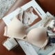 He Yunge mịn màng không dấu vết vòng thép rỗng đồ lót trên bộ sưu tập áo ngực mỏng thoải mái gợi cảm nữ màu đỏ áo lót 3 dây