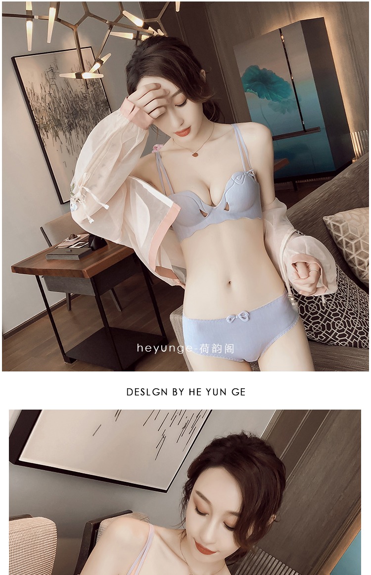 He Yunge thoải mái đồ lót ngọt ngào nơ ngắn đơn giản quần nữ gợi cảm eo thấp quần lót nữ gợi cảm