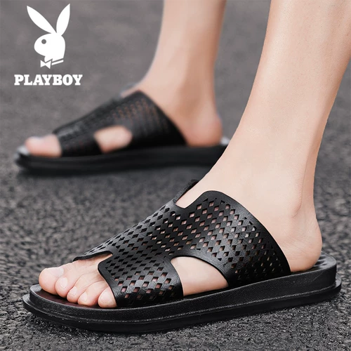 Playboy, летние босоножки, трендовые пляжные мюли, тапочки, коллекция 2020 года, в корейском стиле, подходят для носки на улице