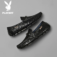 Мужская обувь Playboy, новинка 2020 года, осенняя универсальная модная одношаговая британская черная шапка, модная обувь