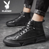 Playboy, Martens, мужские черные демисезонные ботинки в английском стиле, в британском стиле, в корейском стиле