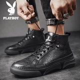 Playboy, Martens, мужские черные демисезонные ботинки в английском стиле, в британском стиле, в корейском стиле