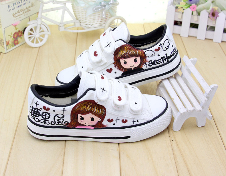 Chaussures enfants en toile pour printemps - semelle tendon - Ref 1040049 Image 12