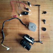 Fujitsu DPK860 sensor paper feed motor continuous paper feeder gear plastic accessories left boundary