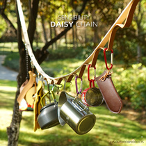 Outdoor camping hanging ropes Skyscreen hanging ropes multifunctional drying clothes rope travel tent rope camping portable supplies