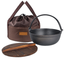 Outdoor hanging pot camping pot cast iron stew pot camping cooking utensils picnic equipment Dutch pot outdoor cooking picnic utensils