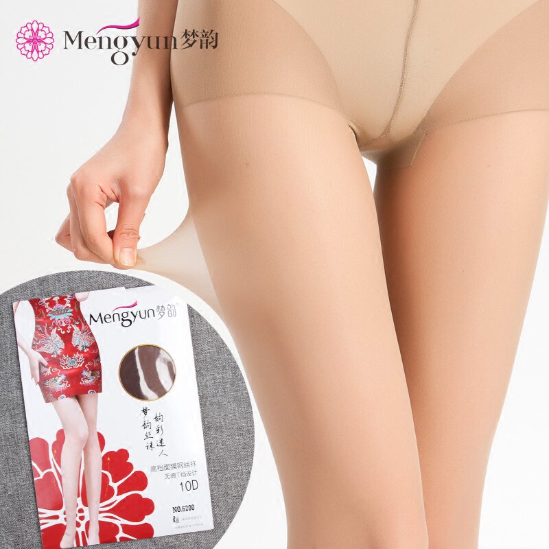 Mengyun 6200 anti-hook stockings spring and summer ultra-thin pantyhose ladies flesh-colored summer sexy slimming socks