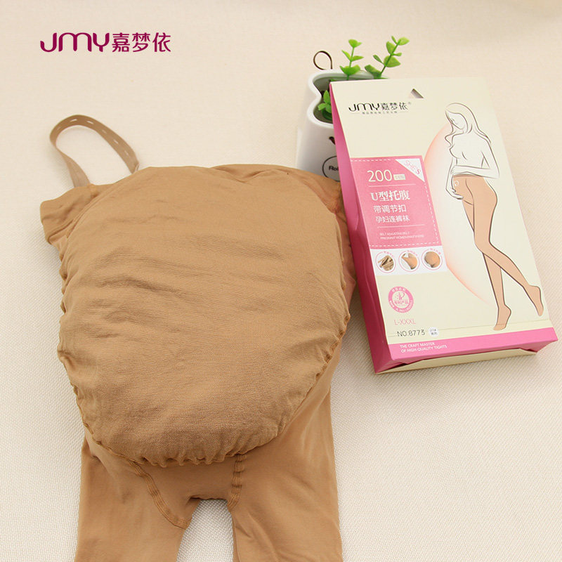 Glendream Spring Autumn Silk Stockings Great Size Nursery adjustable 8773 Inner lap pants Sox velvet 200D Pregnant Women Pants Socks